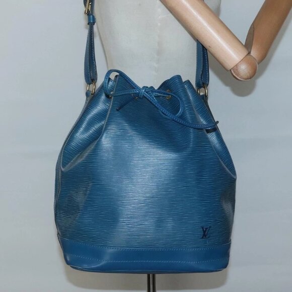 LOUIS VUITTON Epi Noe Shoulder Bag Toledo Blue M44005 LV Auth ep9920 - Picture 1 of 16